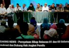 Relawan 01 & 03  Nyatakan Sikap Tolak Pemilu Curang