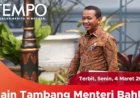 Tempo Vs Bahlil: Perlukah Meminta Maaf?