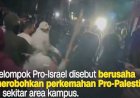 Massa Pro Israel Serang Kemah Pro Palestina di UCLA