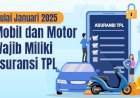 Tahun 2025 Semua Mobil-Motor Wajib Asuransi 