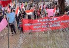 Aksi Demo di KPK, Desak Tangkap Bobby dan Kahiyang Ayu